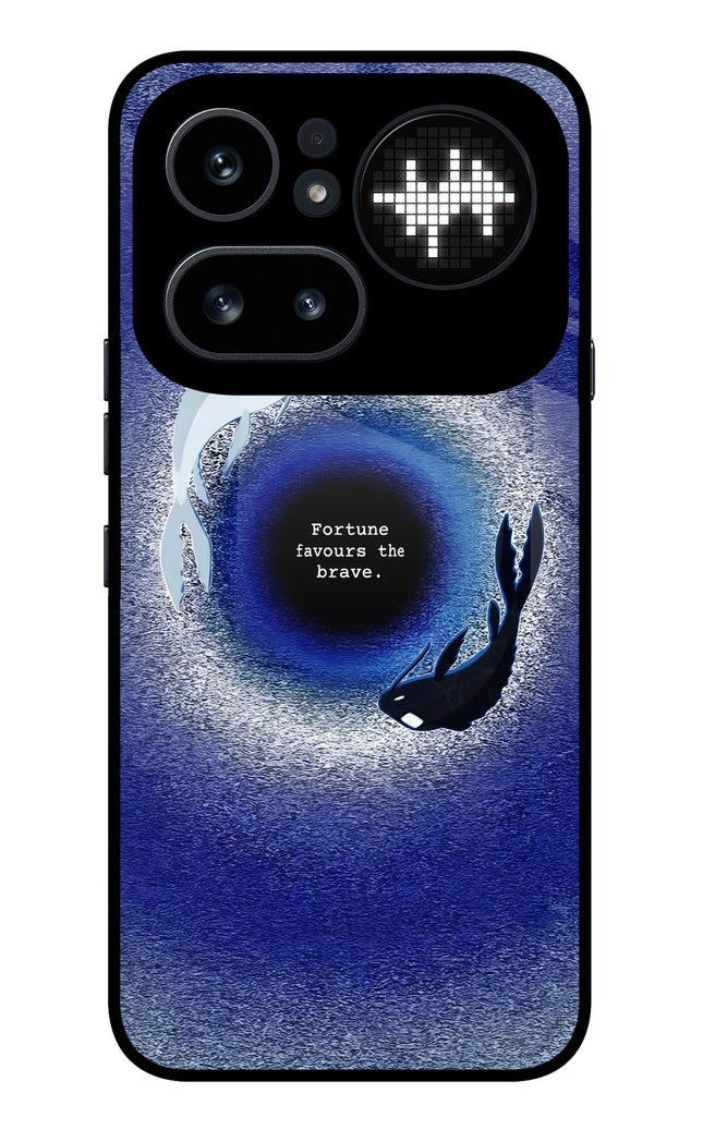 Dark Koi Nothing Phone 4a Pro Metal Case Back Cover by Casekaro