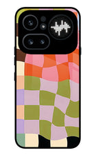 Wavy Grid Nothing Phone 4a Pro Metal Case Back Cover by Casekaro