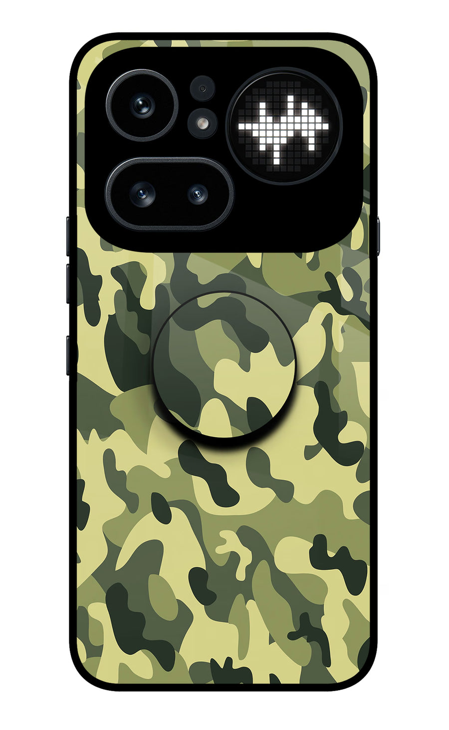 Camouflage Nothing Phone 4a Pro Pop Case, Metal case