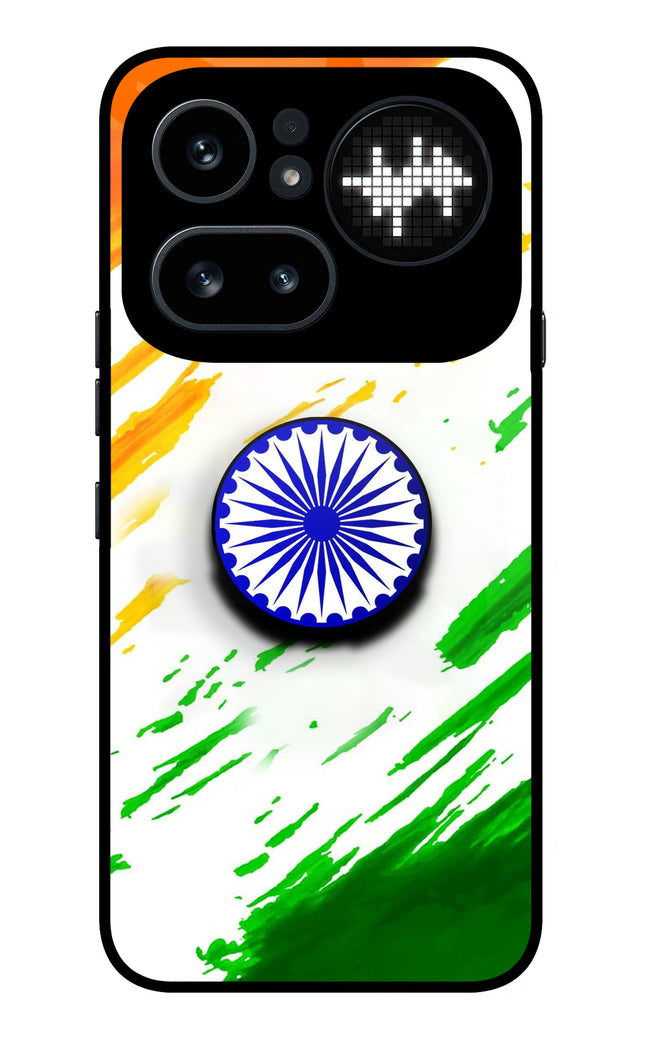 Indian Flag Ashoka Chakra Nothing Phone 4a Pro Pop Case by Casekaro