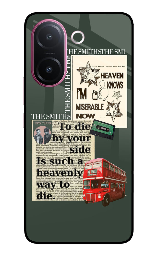 The Smiths Vivo V60e 5G Metal Case Back Cover by Casekaro