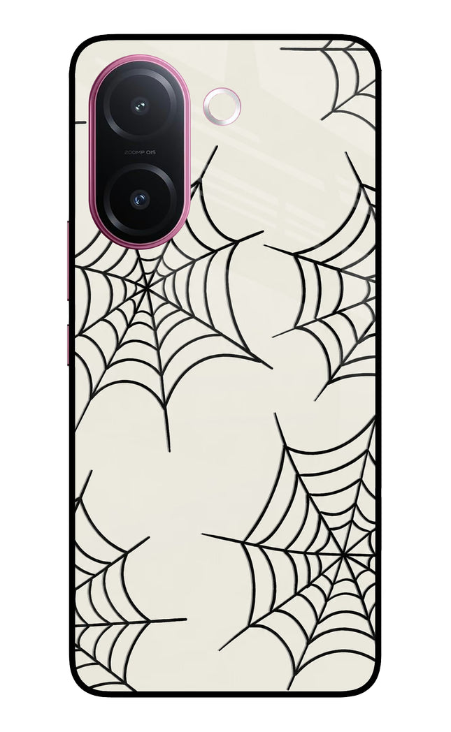 Spider Web Vivo V60e 5G Metal Case Back Cover by Casekaro