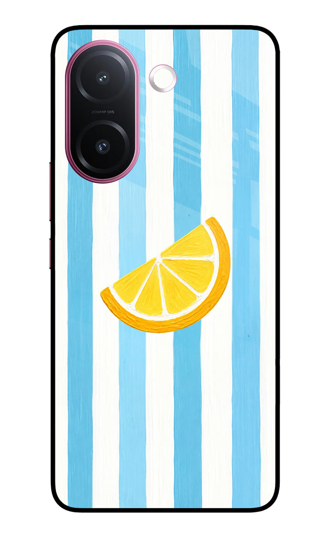 Summer Lemon Vivo V60e 5G Metal Case Back Cover by Casekaro