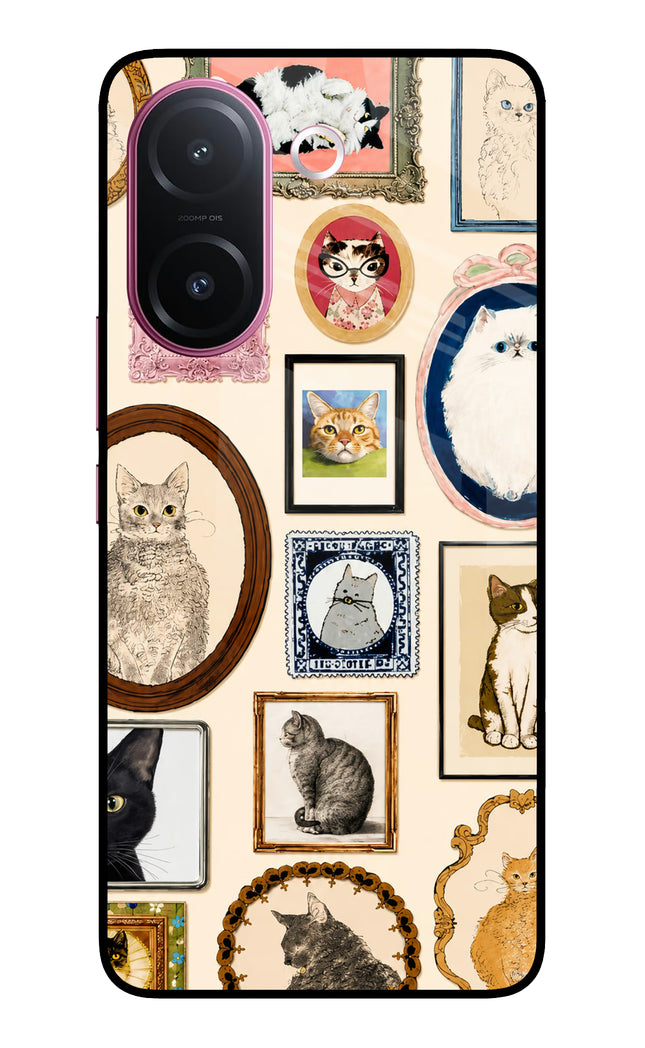 Mirror Cats Vivo V60e 5G Metal Case Back Cover by Casekaro