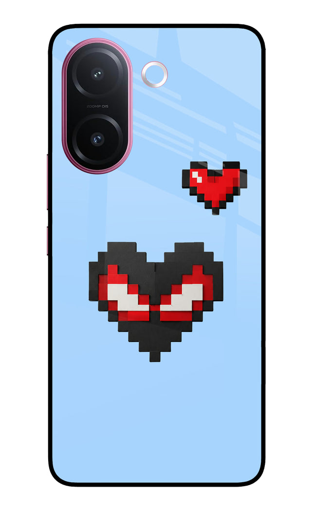 Peter Heart Vivo V60e 5G Metal Case Back Cover by Casekaro