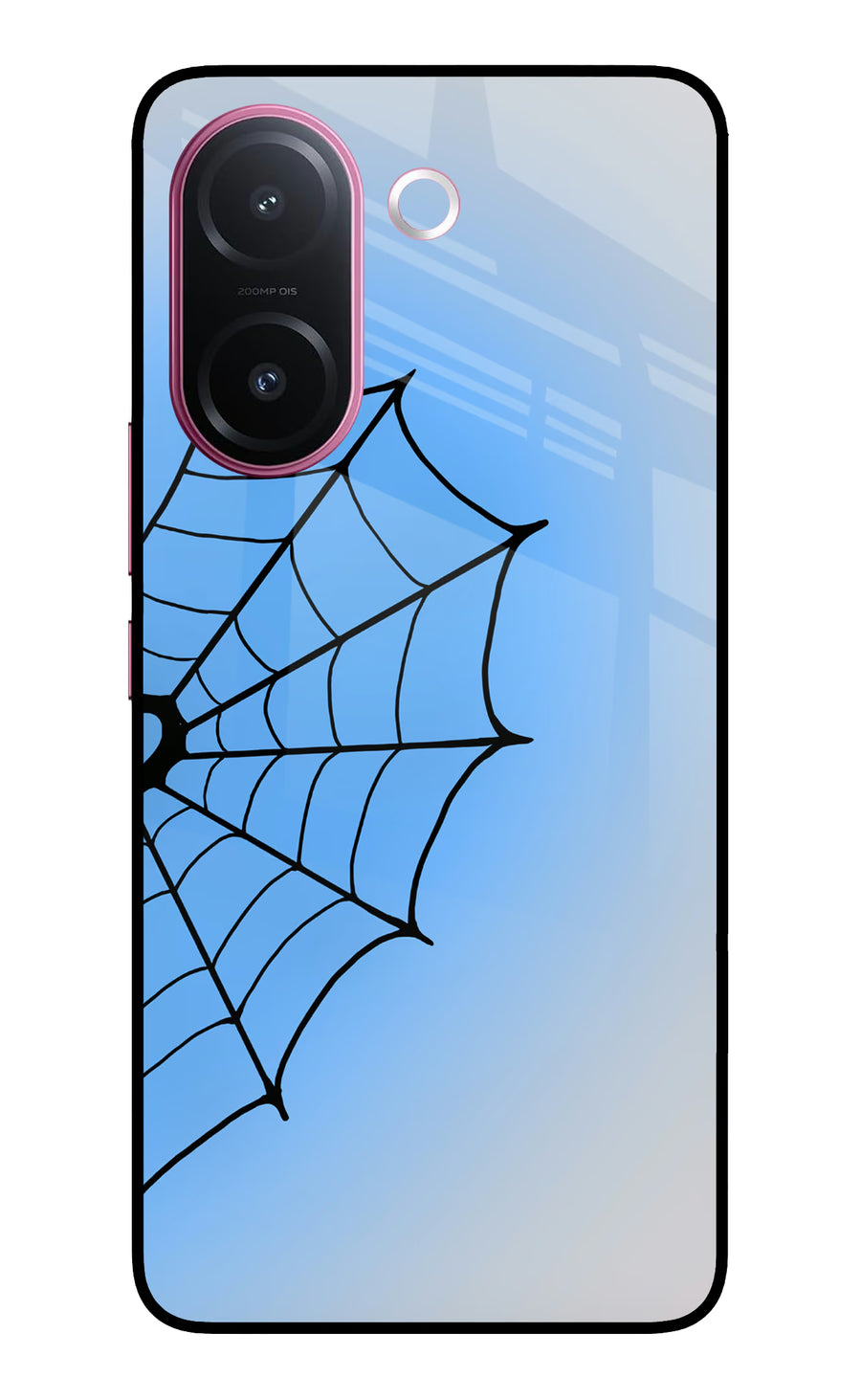 Blue Web Vivo V60e 5G Back Cover, Metal case