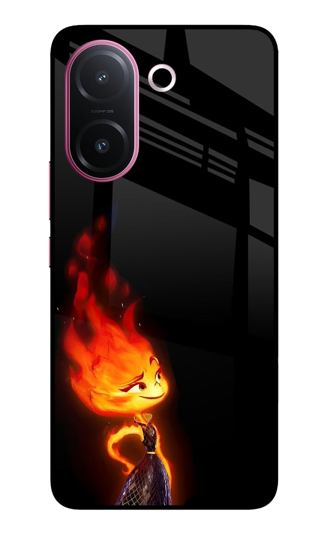 Ember Flame Vivo V60e 5G Metal Case Back Cover by Casekaro