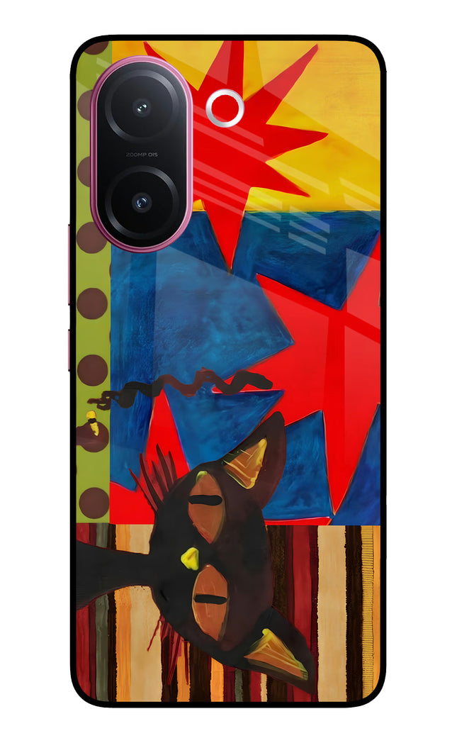 Pop Cat Vivo V60e 5G Metal Case Back Cover by Casekaro
