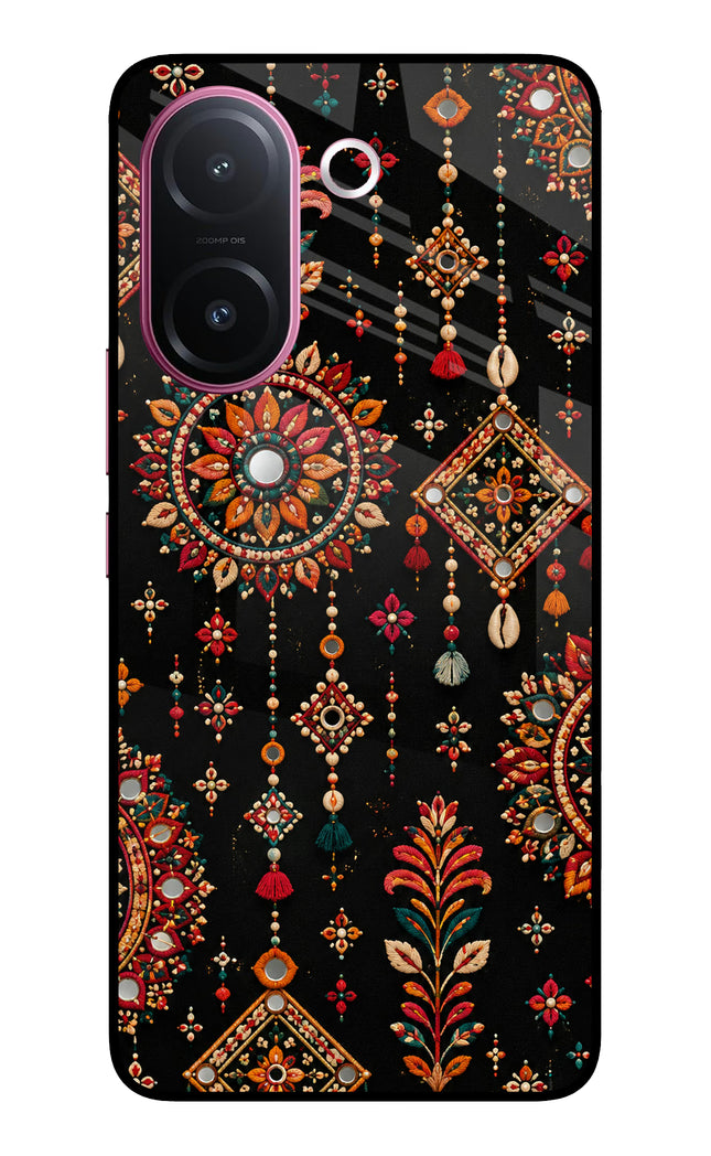 Boho Noir Vivo V60e 5G Metal Case Back Cover by Casekaro