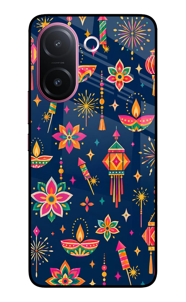 Festive Pop Vivo V60e 5G Metal Case Back Cover by Casekaro