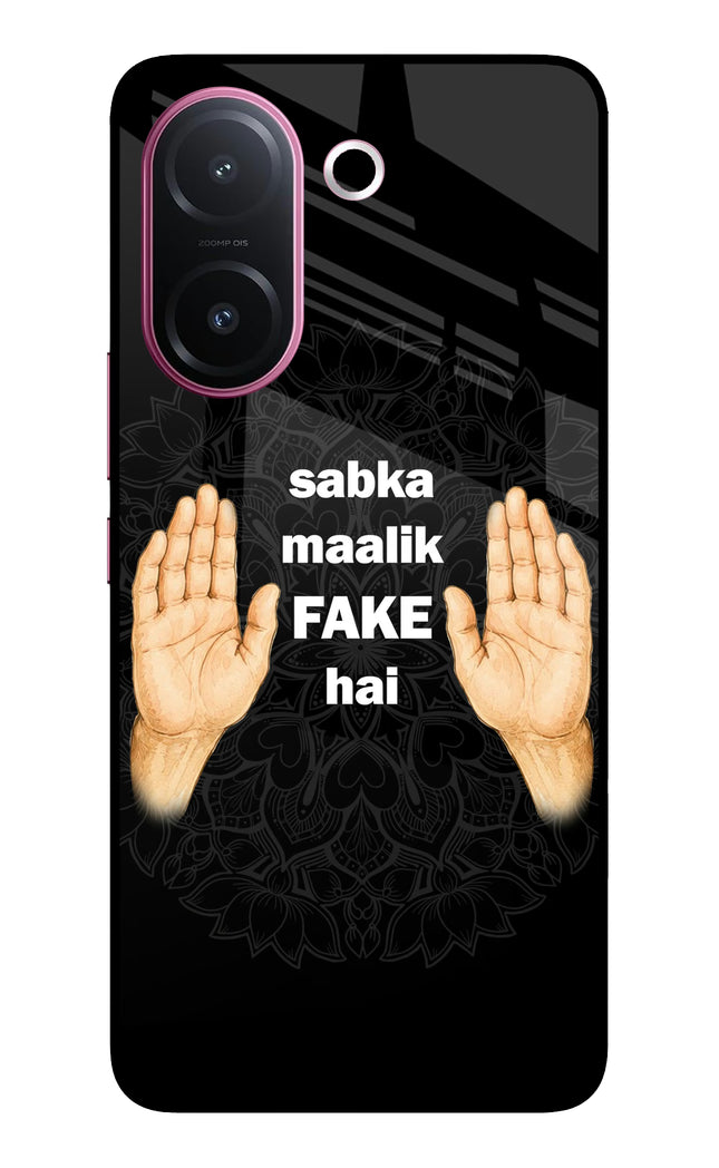Sabka Malik Fake Vivo V60e 5G Metal Case Back Cover by Casekaro