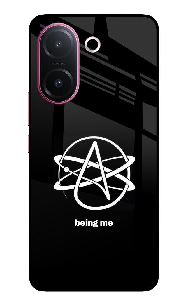 Atheist Symbol Vivo V60e 5G Metal Case Back Cover by Casekaro