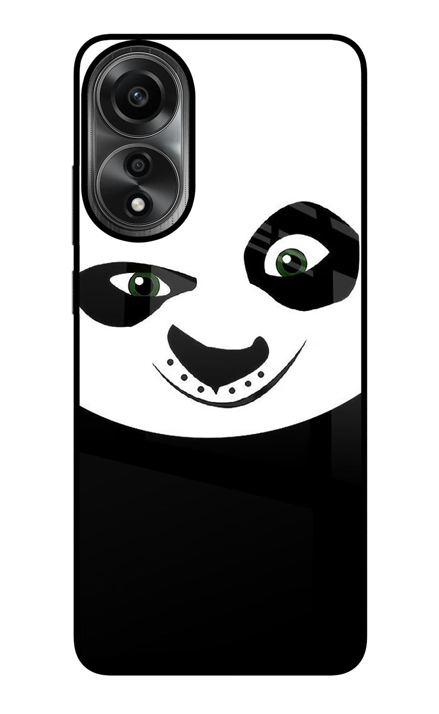 Panda Oppo A78 4G Back Cover, Metal case