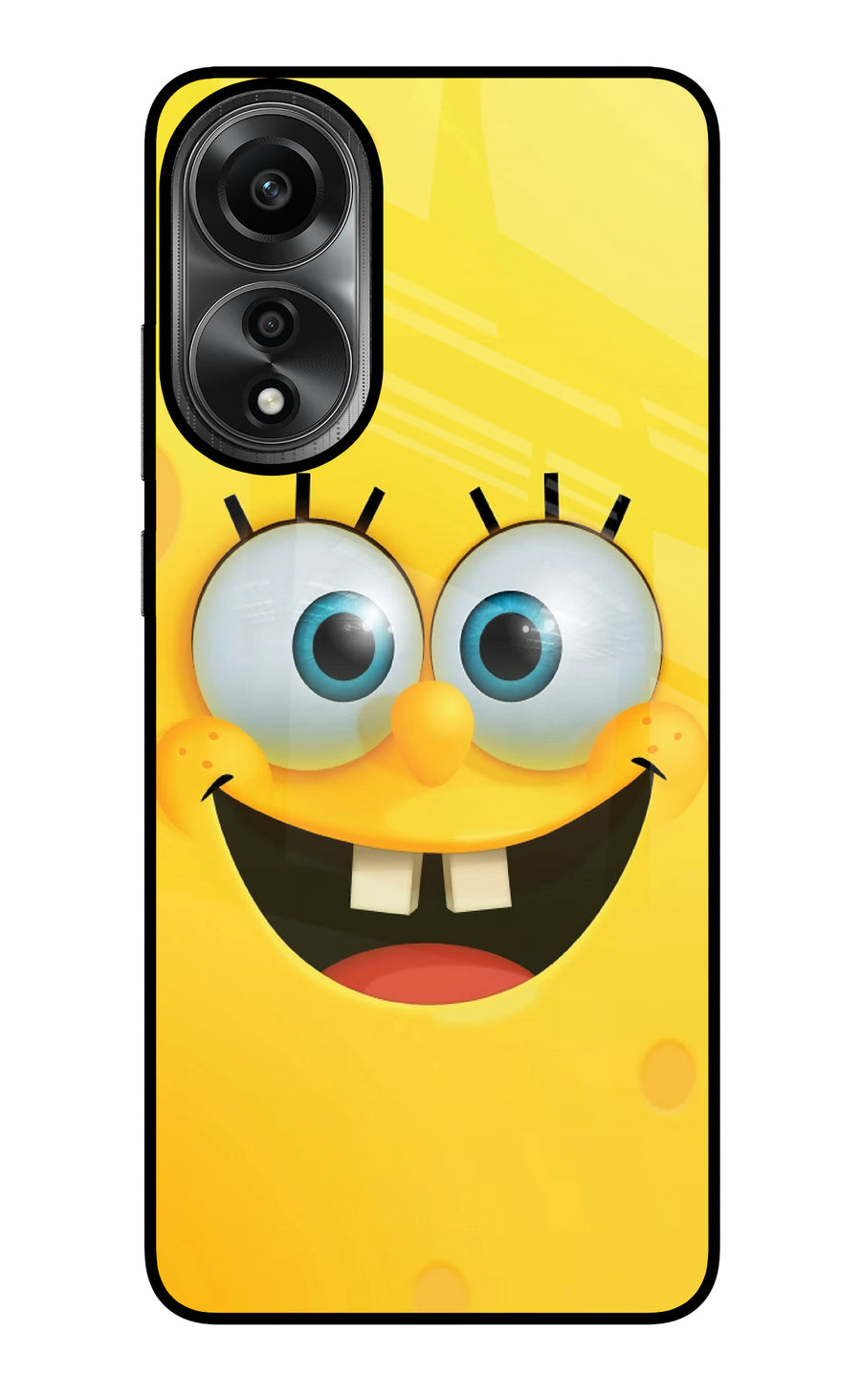 Sponge 1 Oppo A78 4G Back Cover, Metal case