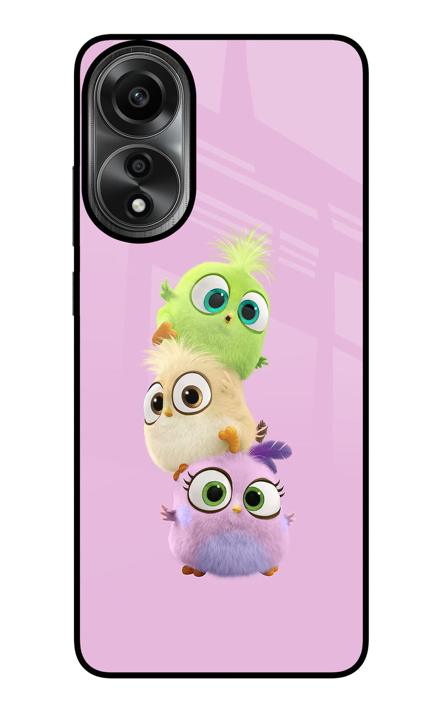 Cute Little Birds Oppo A78 4G Back Cover, Metal case