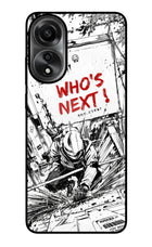 Who's Next Oppo A78 4G Metal Case Back Cover by Casekaro