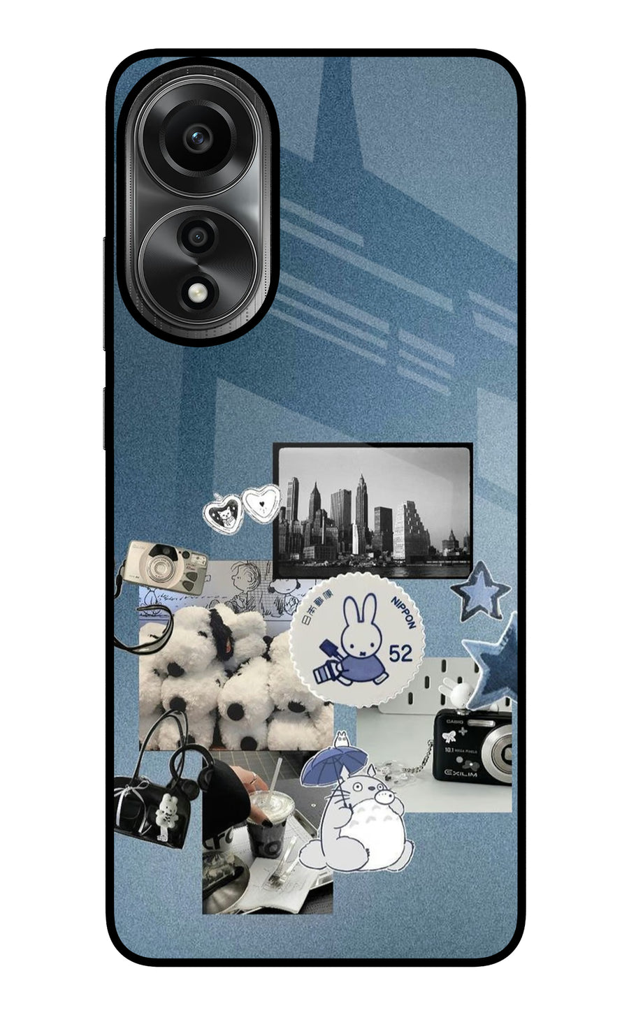 Miffy Oppo A78 4G Back Cover, Metal case