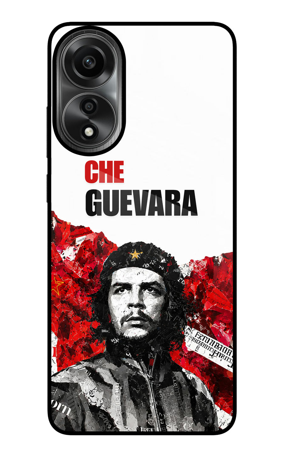 Che Guevara Revolution Oppo A78 4G Back Cover, Metal case