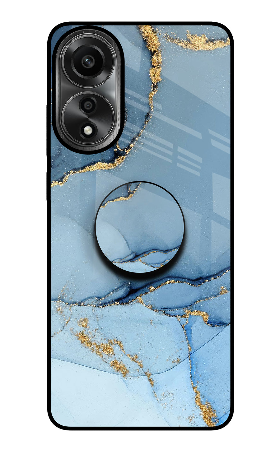Blue Marble Oppo A78 4G Pop Case, Metal case