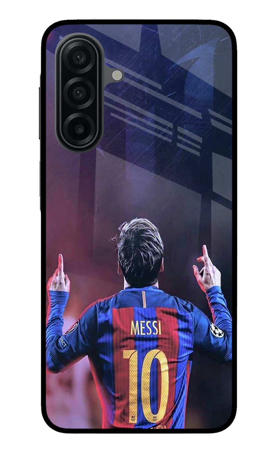 Messi Samsung M17 5G Back Cover, Metal case