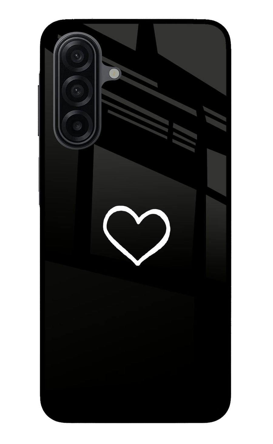 Heart Samsung M17 5G Back Cover, Metal case