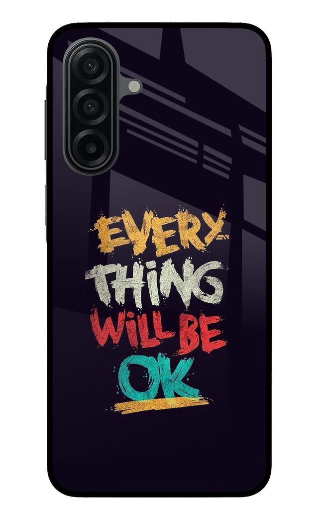 Everything Will Be Ok Samsung M17 5G Metal Case Back Cover by Casekaro