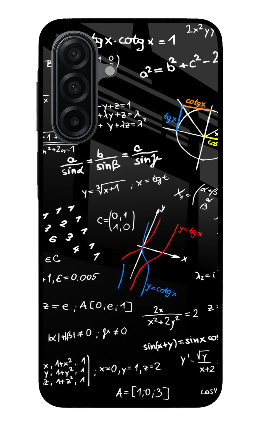 Mathematics Formula Samsung M17 5G Back Cover, Metal case