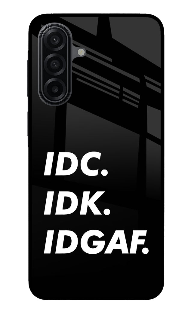 Idc Idk Idgaf Samsung M17 5G Metal Case Back Cover by Casekaro