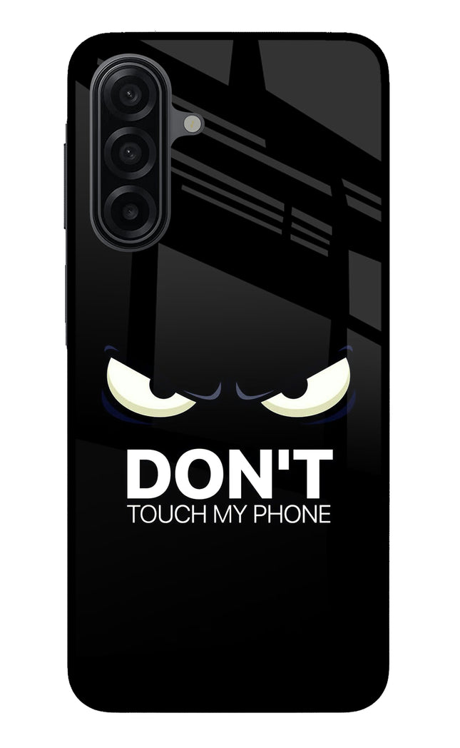 Don'T Touch My Phone Samsung M17 5G Metal Case Back Cover by Casekaro