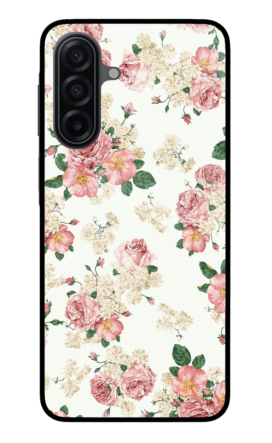 Flowers Samsung M17 5G Back Cover, Metal case
