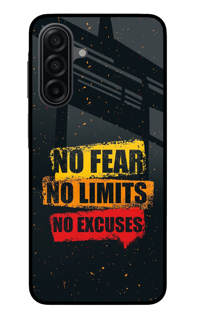 No Fear No Limits No Excuse Samsung M17 5G Metal Case Back Cover by Casekaro