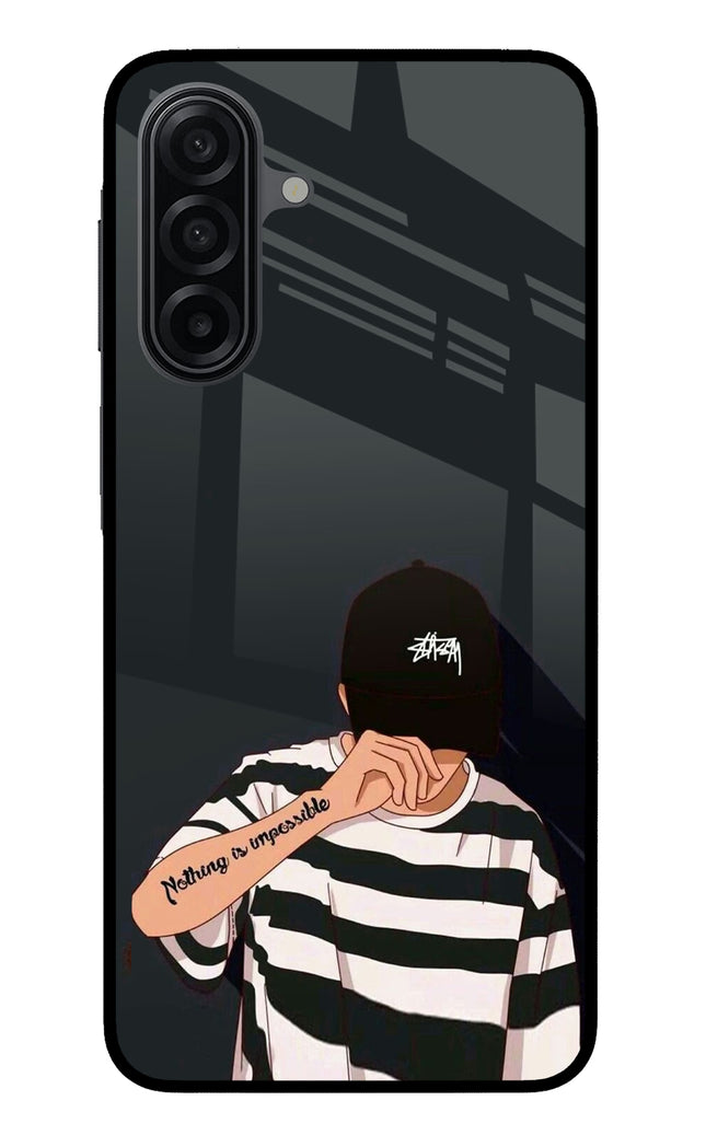Aesthetic Boy Samsung M17 5G Metal Case Back Cover by Casekaro