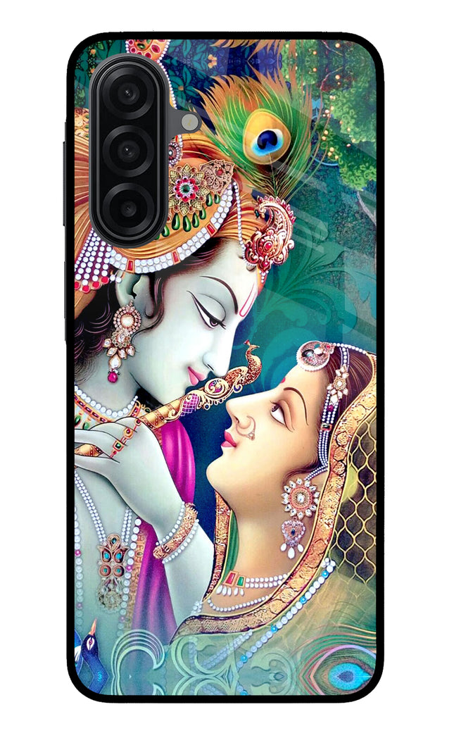 Lord Radha Krishna Samsung M17 5G Metal Case Back Cover by Casekaro