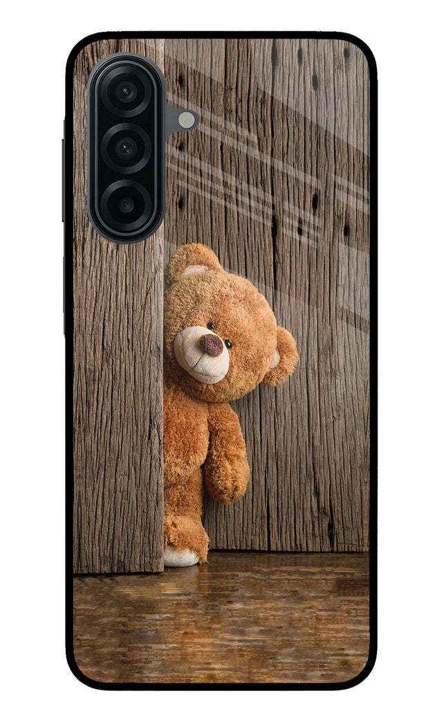 Teddy Wooden Samsung M17 5G Metal Case Back Cover by Casekaro