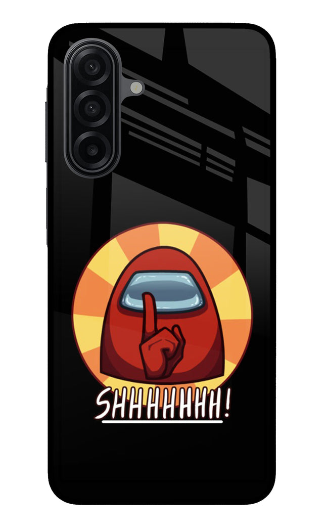 Among Us Shhh! Samsung M17 5G Metal Case Back Cover by Casekaro