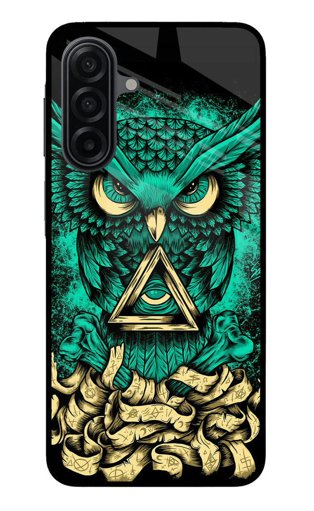 Green Owl Samsung M17 5G Metal Case Back Cover by Casekaro