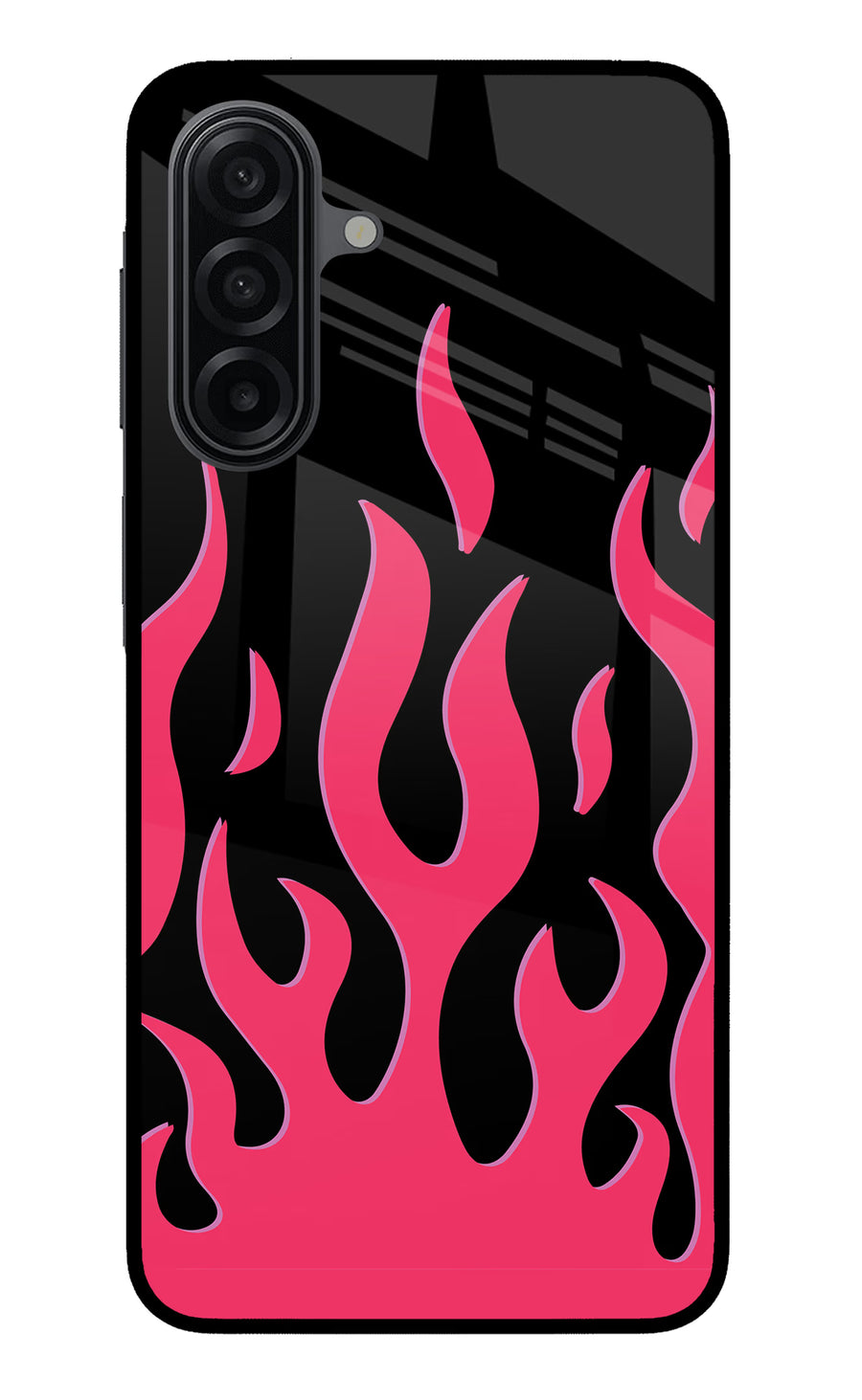 Fire Flames Samsung M17 5G Back Cover, Metal case