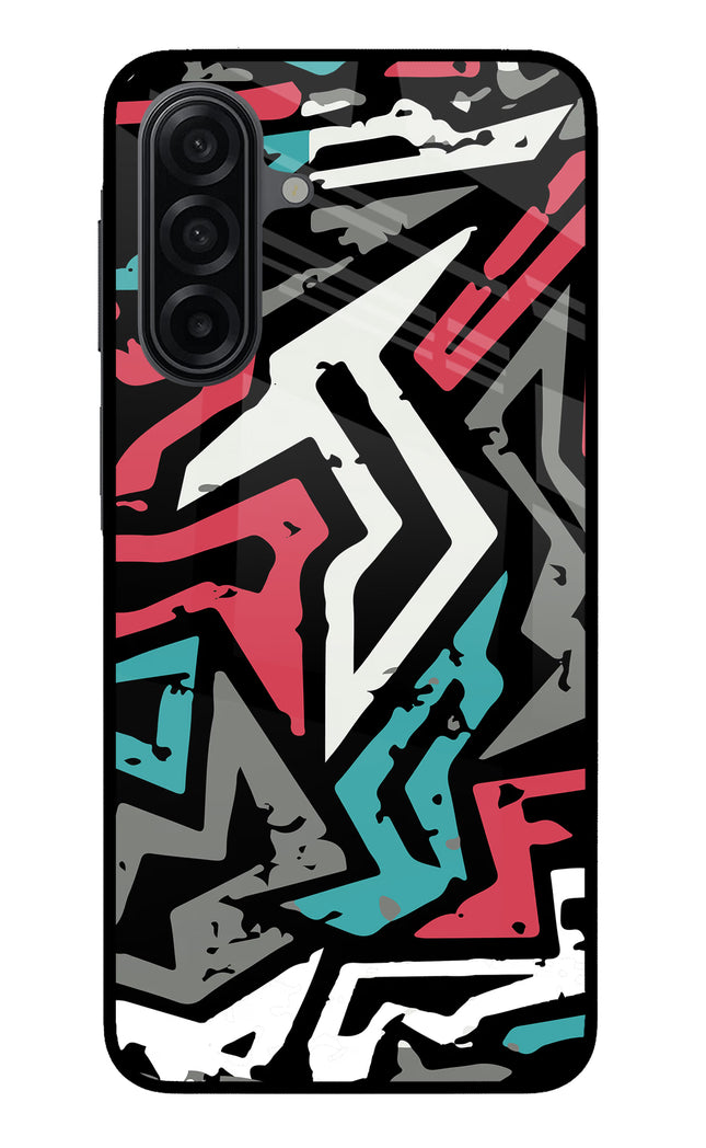 Geometric Graffiti Samsung M17 5G Metal Case Back Cover by Casekaro