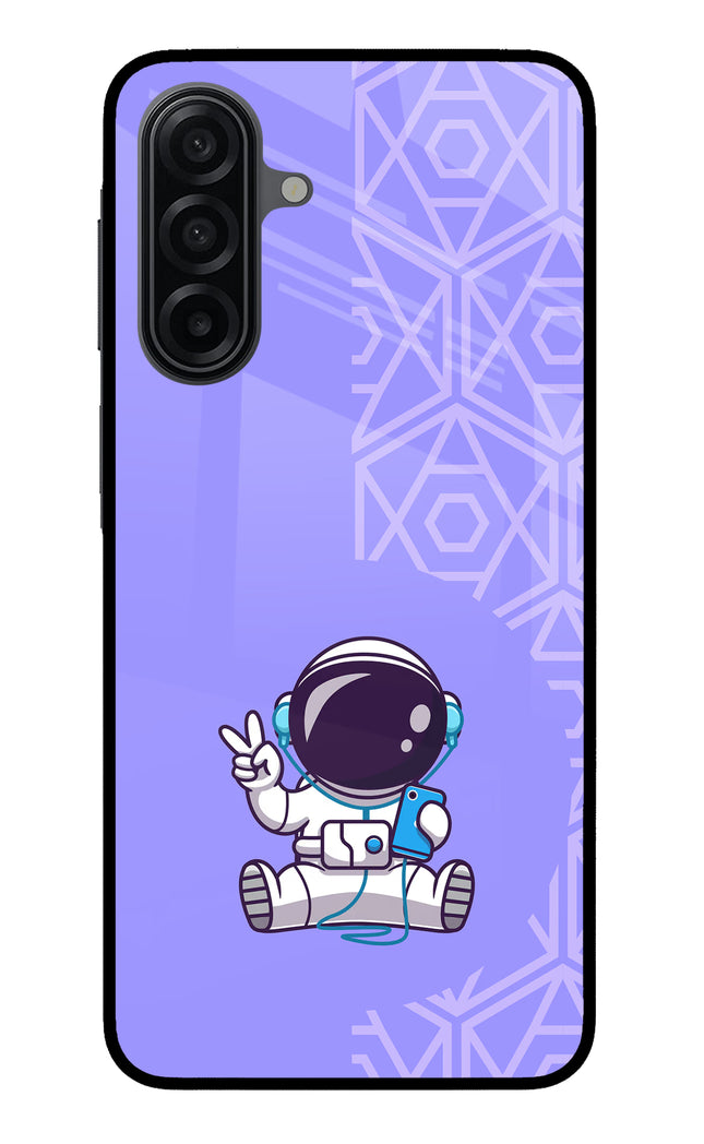 Cute Astronaut Chilling Samsung M17 5G Metal Case Back Cover by Casekaro