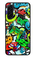 Game Doodle Samsung M17 5G Metal Case Back Cover by Casekaro