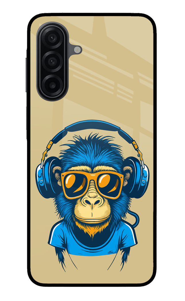 Monkey Headphone Samsung M17 5G Metal Case Back Cover by Casekaro