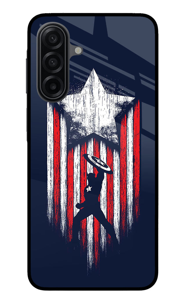 Captain America Marvel Art Samsung M17 5G Metal Case Back Cover by Casekaro