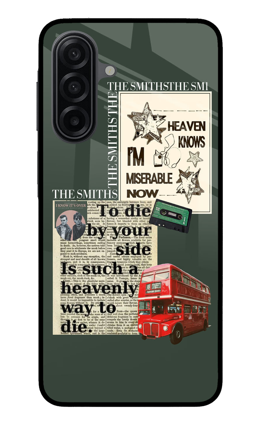 The Smiths Samsung M17 5G Back Cover, Metal case