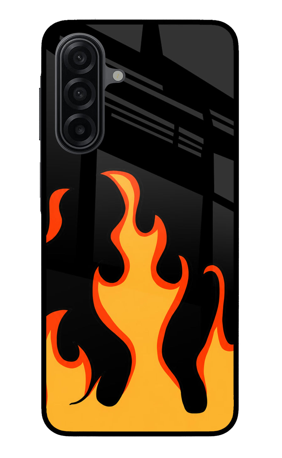 Fired Up – Black Samsung M17 5G Back Cover, Metal case