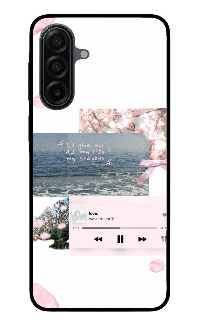 Wave to earth Samsung M17 5G Metal Case Back Cover by Casekaro