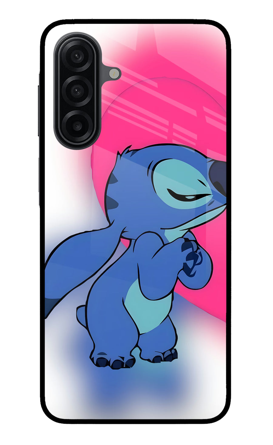 Stitch Hug Samsung M17 5G Back Cover, Metal case