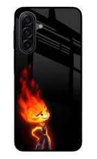Ember Flame Samsung M17 5G Metal Case Back Cover by Casekaro