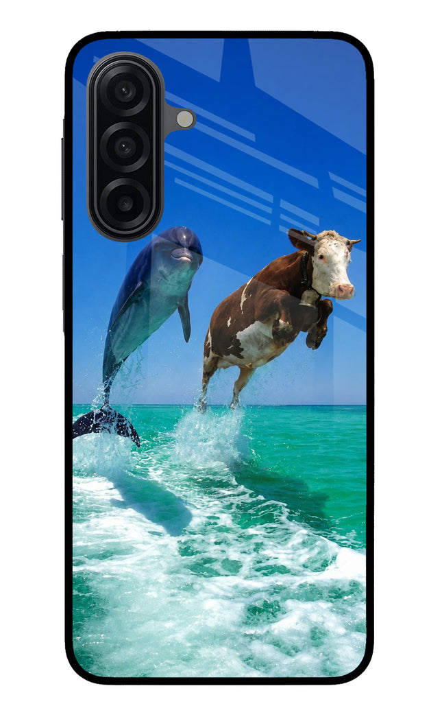 Dolphin vs Cow Samsung M17 5G Metal Case Back Cover by Casekaro