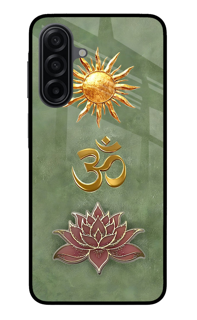 Om & Lotus Samsung M17 5G Metal Case Back Cover by Casekaro