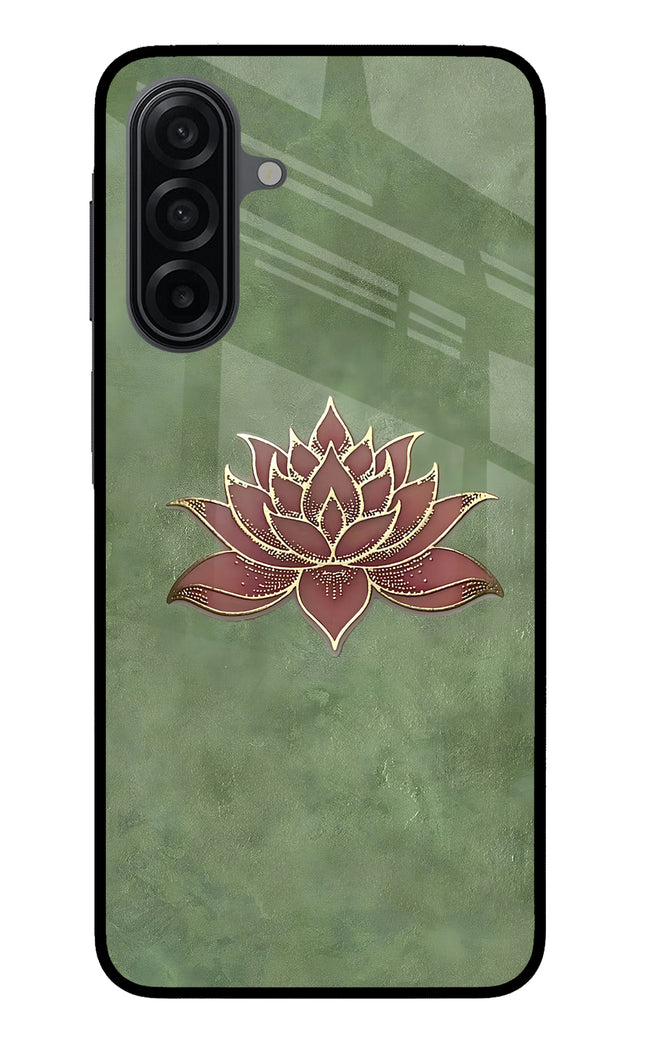 Lotus Grace Samsung M17 5G Metal Case Back Cover by Casekaro